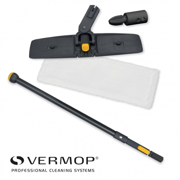 Vermop 40 cm Wischmop Set,X Telestiel,Sprint V Halter,Sprint Progresive 40cm